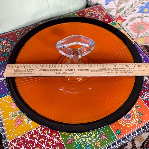 MCM Persimmon Top Handle Tidbit Tray - Picture 4 of 9